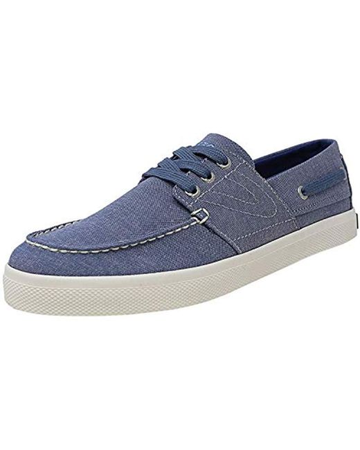 Tretorn Blue Motto Boat Shoe for men