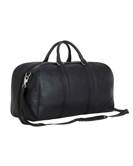 Ben Sherman 20" Travel Duffel Vegan Leather Weekender Carry-on Duffle  Luggage/Gym Bag For & in Black - Lyst