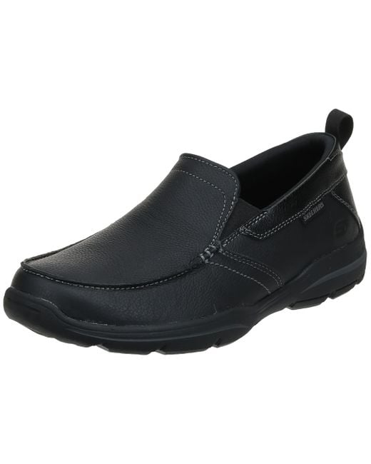 Skechers Relaxed Fit: Harper-forde Slip-on Loafer in Black Leather ...