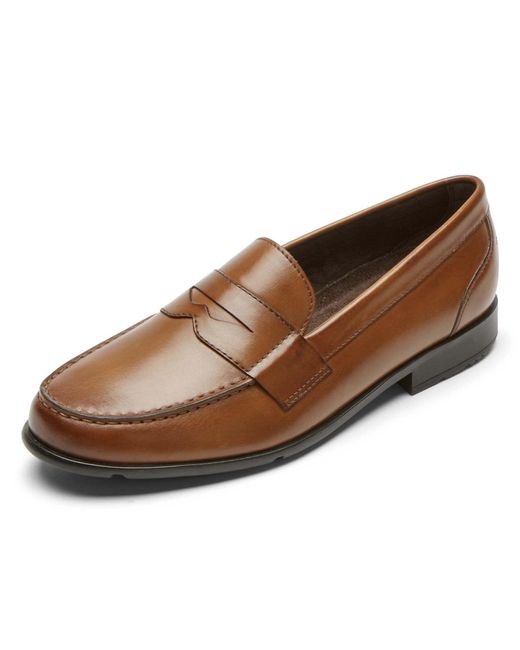 Rockport Brown Keaton Penny Loafer for men