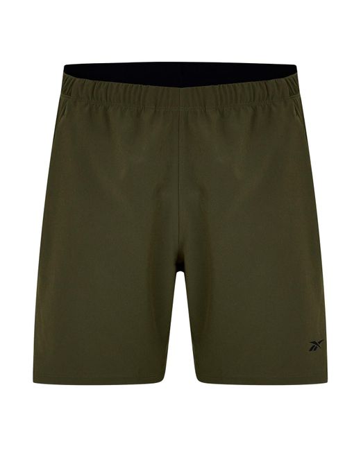 Reebok S Straight 3 Performance Shorts Army Green M for men