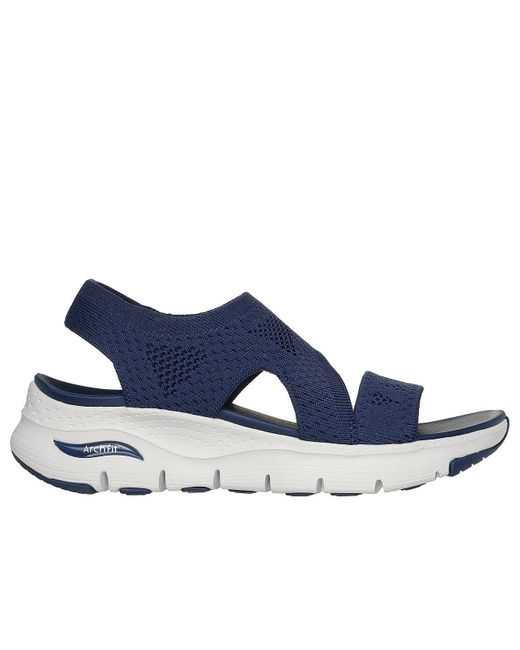 Cali, Arch Fit Giorno più LUMINO Donna, Maglia Blu Marino, 40 EU di Skechers in Blue