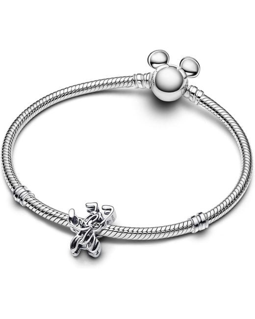 Charm aperto in argento di Pandora in Metallic