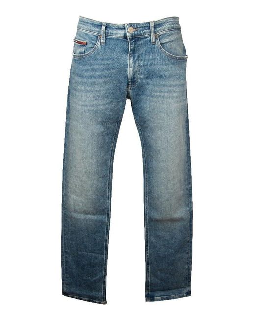 Jeans Uomo Pantalone Elasticizzato Scanton Slim Fit 5 Tasche Articolo XJ0XJ00841 di Tommy Hilfiger in Blue da Uomo