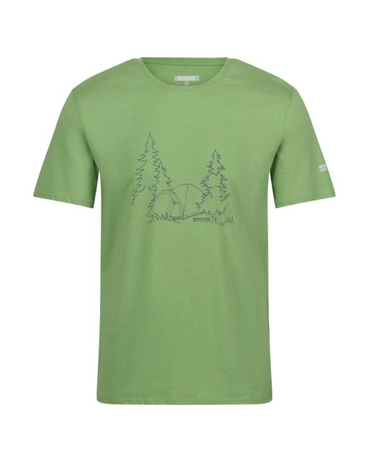 Camicia da uomo Breezed IV di Regatta in Green da Uomo