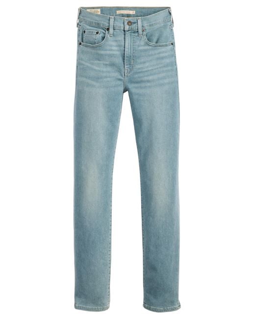 Levi's Blue 724 High Rise Straight Jeans
