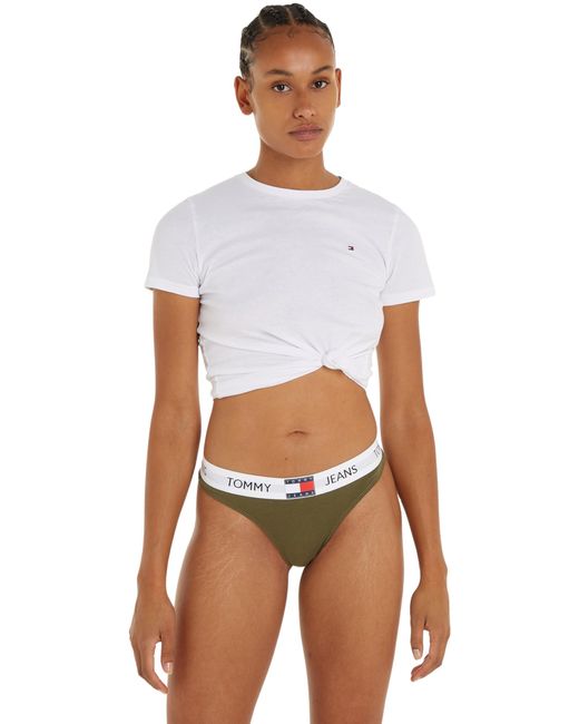 Tommy Hilfiger White Thong