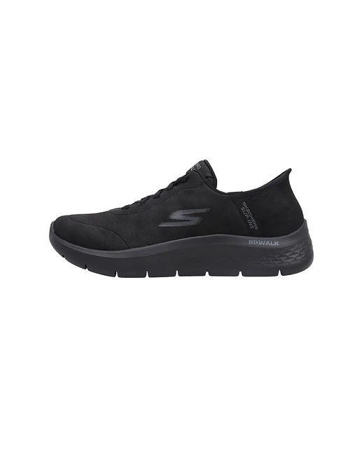 Hands Free Slip-ins: Go Walk Flex-Smooth Motion Sneaker di Skechers in Black da Uomo