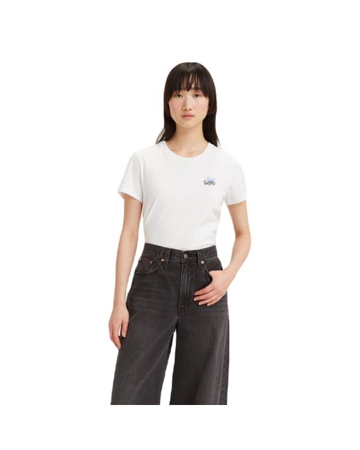 Levi's White The Perfect Tee Graphic