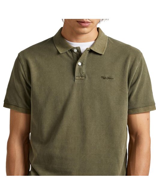 Pepe Jeans Green New Oliver Gd Polo for men