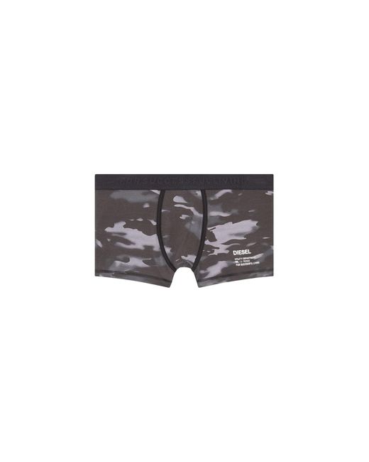 DIESEL Black Boxer Briefs With Camouflage Print for men