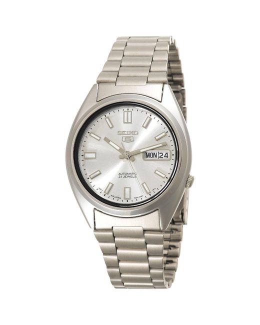 Orologio da uomo 5 automatico SNXS73 di Seiko in Metallic da Uomo