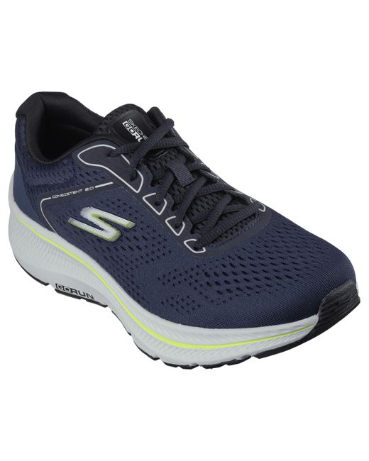 Skechers Go Run Consistent 2.0 Mile Marker Sneaker in het Blue voor heren