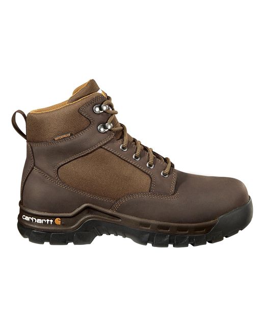 Carhartt Brown Rugged Flex 6 Waterproof Steel Toe (Chocolate Oil Tanned) Shoes for men