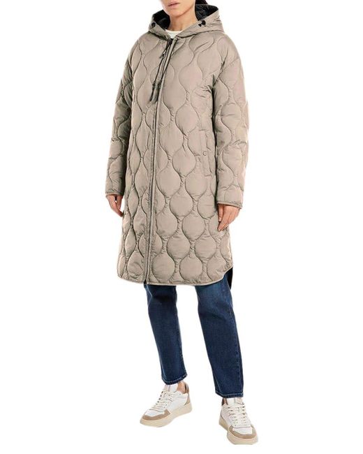 W7801 Cappotto di Replay in Black