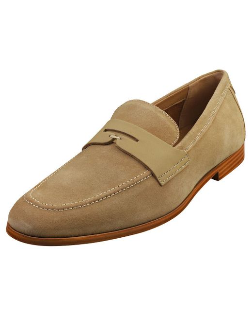 Ted Baker Natural Adlerr Mens Loafer Shoes In Light Brown - 8 Uk for men
