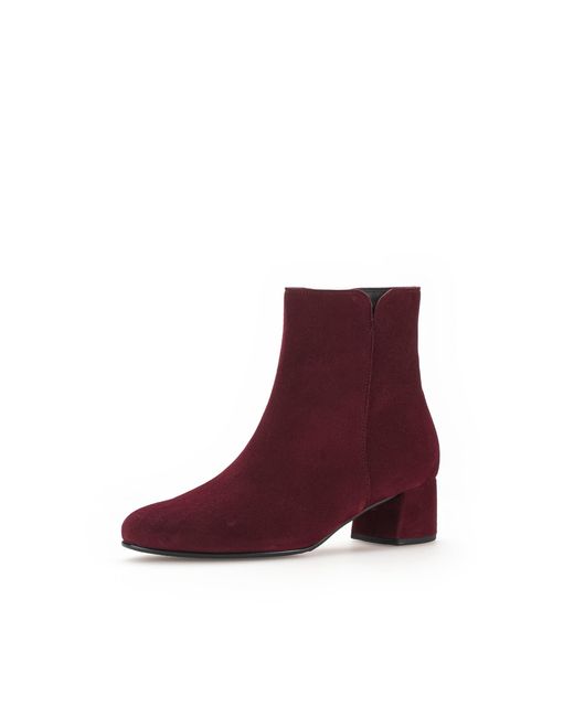 Gabor Red Ankle Boots