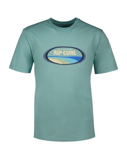 Rip Curl Surf Revival Mumma Short Sleeve T-shirt Xl Blue for men