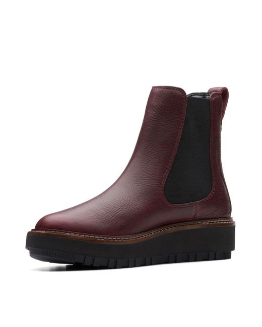 Clarks Brown Orianna Up Chelsea Boot