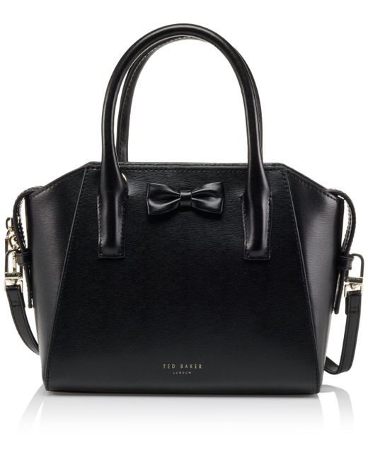 Ted Baker Black Baelini-bow Detail Small Tote Bag
