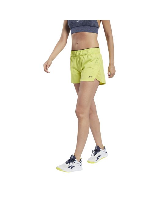 Reebok Yellow United By Fitness Epic Short