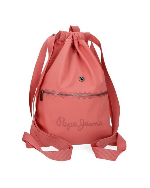 Corin Sac à Dos Sac Rose 35 x 46 cm Polyester et PU by Joumma Bags Pepe Jeans en coloris Red