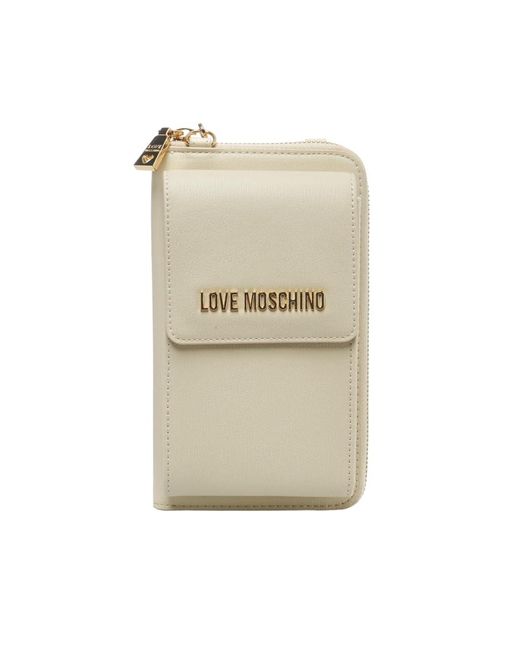 Love Moschino Natural Ivory Pu Wallet