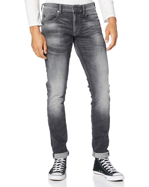 G-Star RAW Denim Nu 21% Korting Heren Kleding voor voor Jeans voor Relaxed en loose fit jeans Skinny Fit Jeans Lancet Skinny in het Blauw voor heren 
