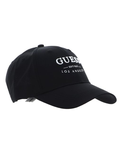 Baseball Cappello da Baseball 28 cm di Guess in Black da Uomo