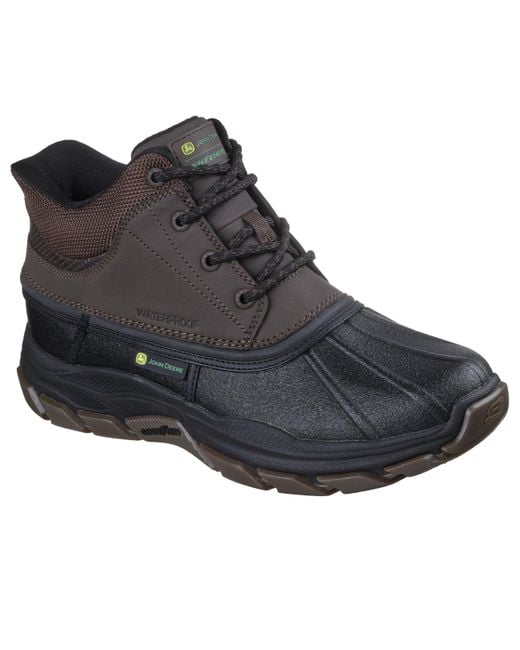 Respected Swamper Skechers de hombre de color Black