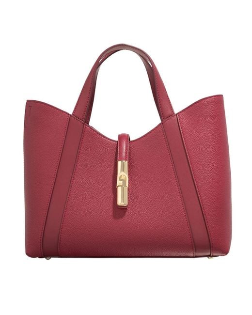 Borsa a mano Goccia mini Ciliegia d di Furla in Red