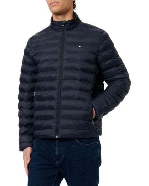 Tommy Hilfiger Core Packable Gerecyclede Jas Mw0mw39990 Andere Jassen in het Blue voor heren