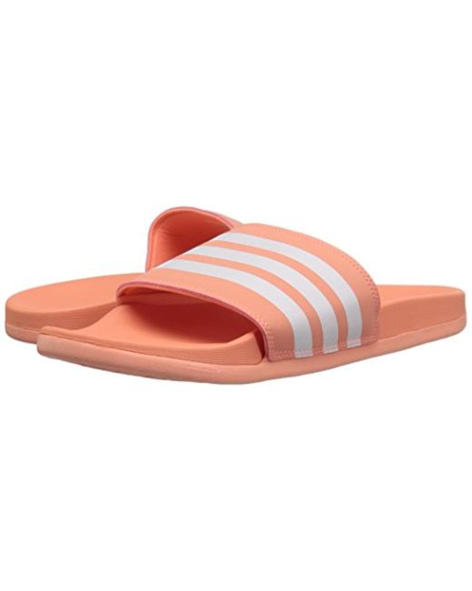 adidas men's adilette cloudfoam  slide sandal