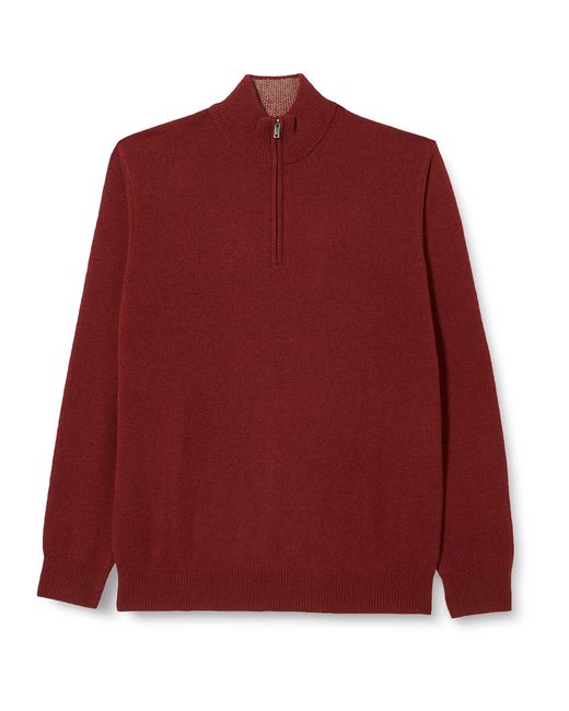 Hackett Red Lambswool Hz No Lg/ebp Pullover Sweater for men