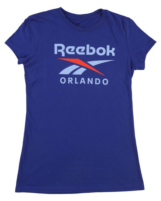 Reebok Blue S Orlando Graphic T-shirt