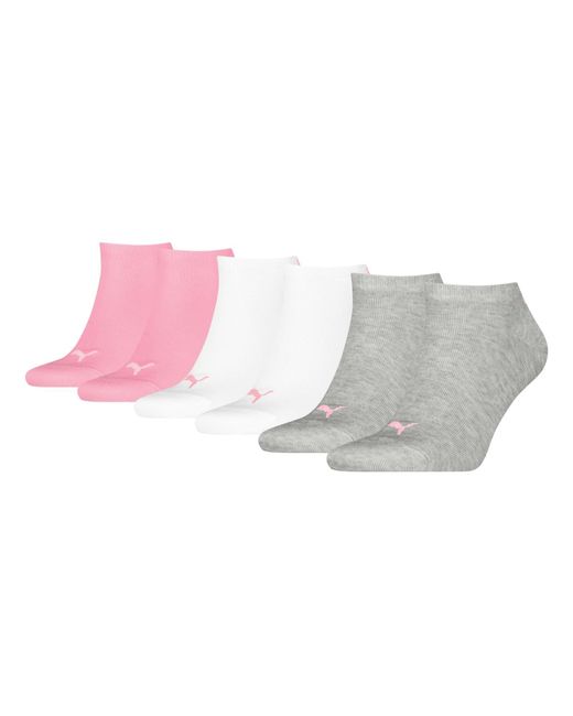 3 paia di calzini sportivi unisex da uomo e da donna di PUMA in Pink