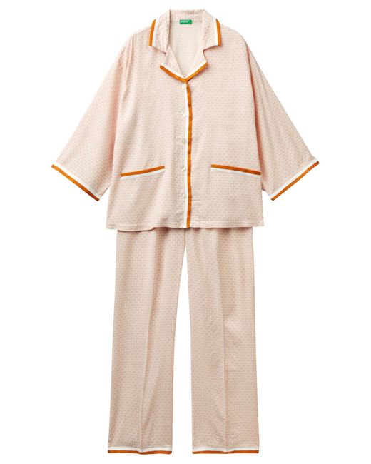 Benetton Natural Pig(Hemd+Hose) 41HH3P00E Pyjamaset