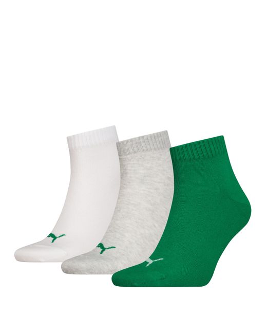 PUMA Green Quarter Socks