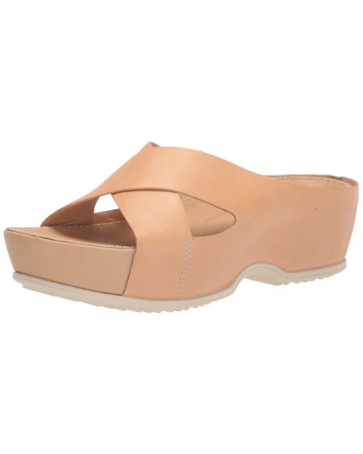 Ecco Leather Ifla Slide in Nude (Natural) - Save 50% | Lyst