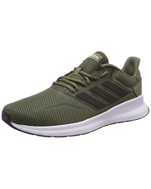 adidas Rubber Runfalcon Training Shoes in Green for Men | Lyst UK