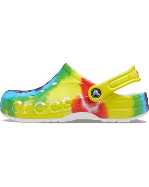 CROCSTM Black Baya Tie Dye Clog