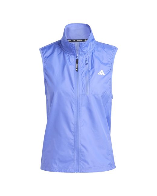 Adidas Own The Run Vest in het Blue