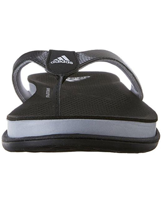 adidas Supercloud Plus Thong Athletic Slide Sandals in Black | Lyst