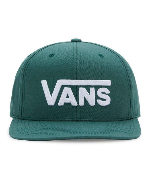 Vans Drop V Snapback Cap Bistro Green One Size Bistro Green for men