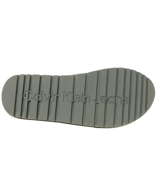 Calvin Klein Black Thong Sandal Slipon Rp In Btw Ym0ym00943 Flat