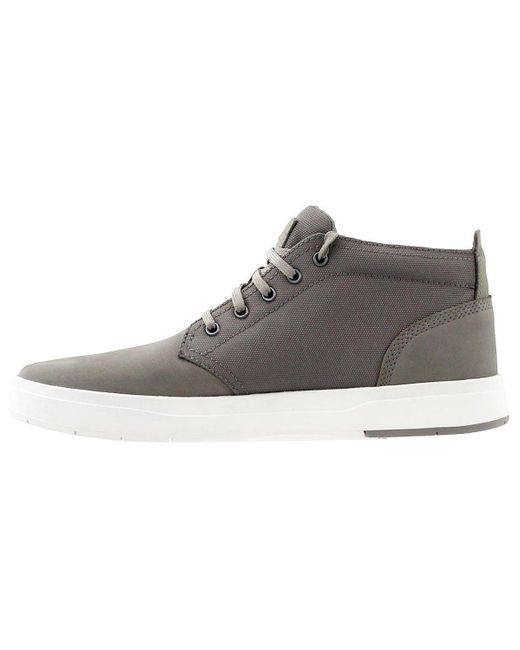 Timberland Leather Davis Square F/l Chukka Boots in Grey for Men | Lyst UK