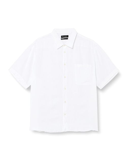 Marc O' Polo 323742841052 Shirt in White für Herren