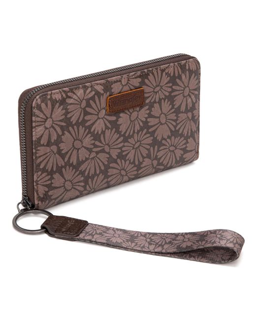 Portafoglio da donna con laccetto da polso di Wrangler in Brown