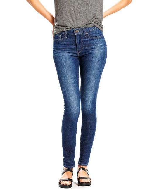 Levi's 721 High Rise Skinny Jeans in Blau | Lyst DE