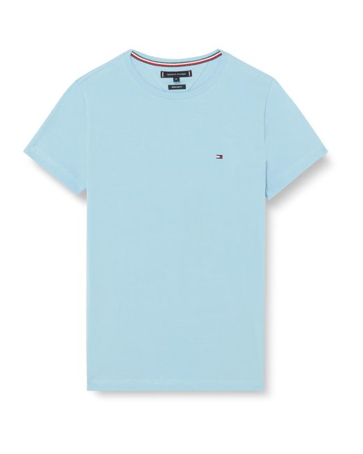 Stretch Slim FIT tee Camisetas P/V Tommy Hilfiger de hombre de color Blue